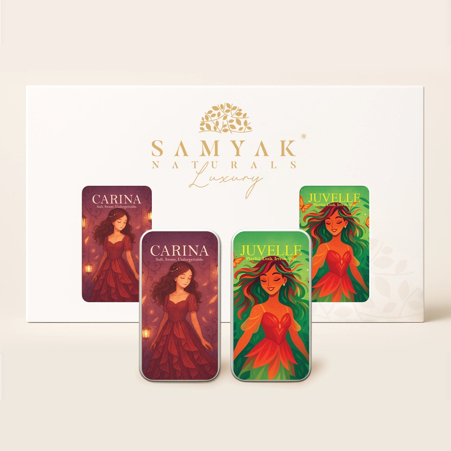 Carina & Juvelle Solid Perfume Duo