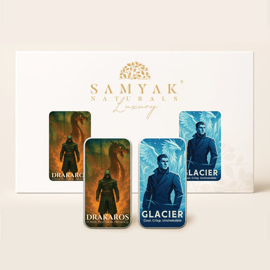 Drakaros & Glacier Solid Perfume Duo