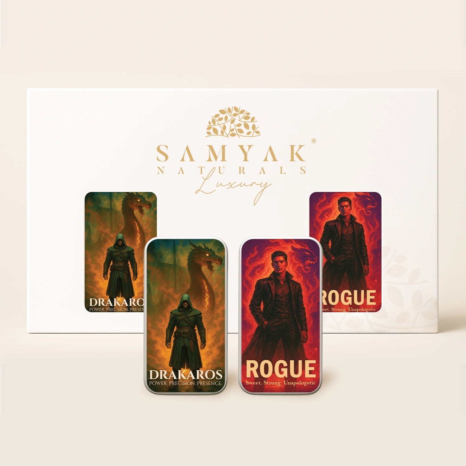 Drakaros & Rogue Solid Perfume Duo