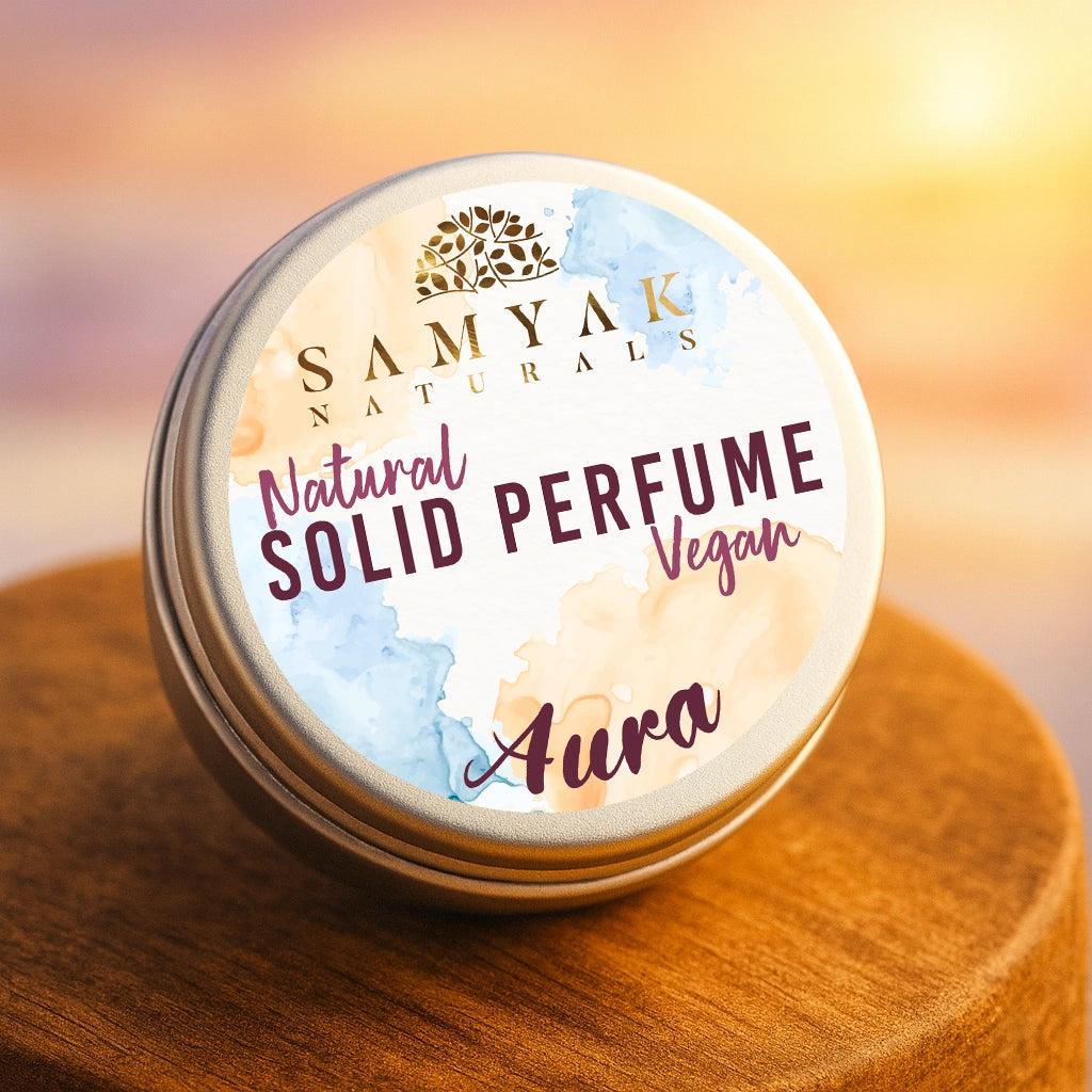 Aura, Ikigai & Oasis – Samyak Naturals Solid Perfume Set