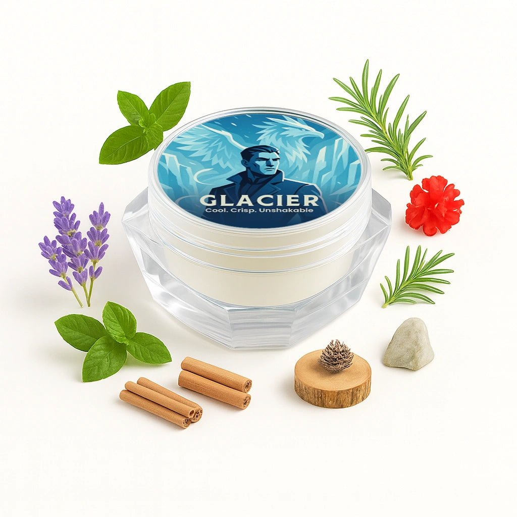 Men’s Solid Perfume Trio Discovery Set – Drakaros, Glacier & Rogue 3g